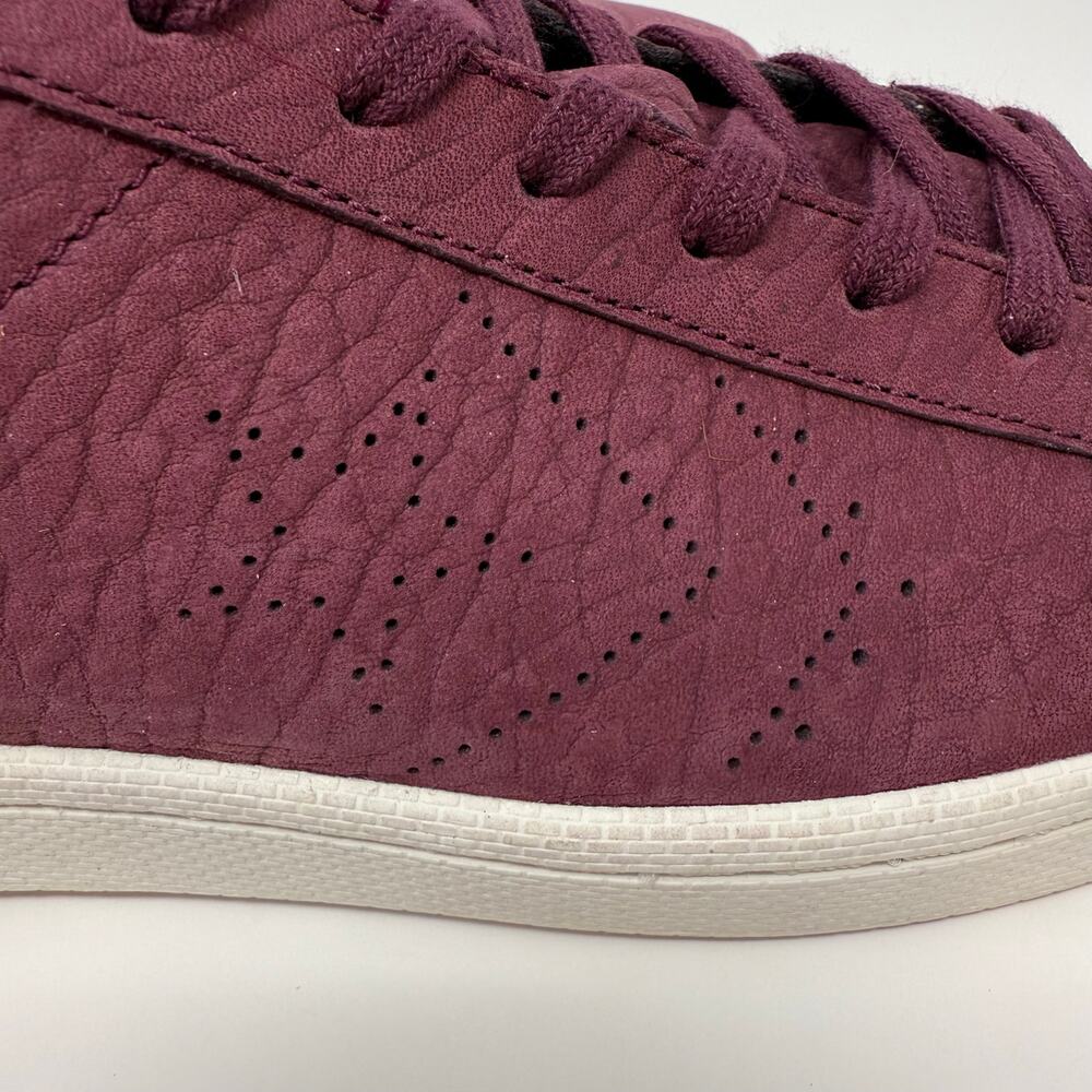 Converse With Lunaron Unisex 9 Maroon Pebbled Faux Suede Preppy Comfy 1S01252 - Picture 5 of 13